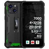 Telefon mobil iHUNT Cyber Shark 4G Green, IP68, Android 12, 7000mAh, 32GB, 4GB RAM