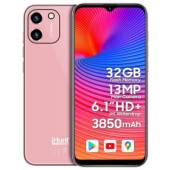 Telefon mobil iHUNT Like 11 Panda Pro 2022 Pink, 3G, 3850mAh, RAM 1GB, HD+ IPS 6.1", Android 11 Go, Dual SIM