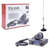 Kit statie radio CB TTi TCB-550 + antena PNI ML70
