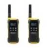 Statie radio portabila PMR DYNASCAN F-15, 446MHz, 0.5W, 16CH, Waterproof IP67, set 2 bucati