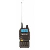 Statie radio VHF/UHF portabila CRT FP00 dual band 136-174 si 400-440 MHz culoare Negru