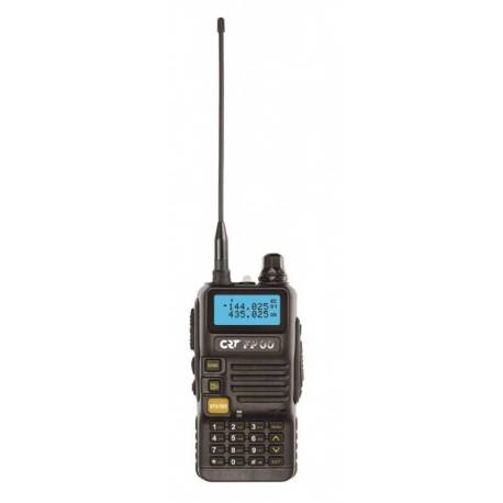 Statie radio VHF/UHF portabila CRT FP00 dual band 136-174 si 400-440 MHz culoare Negru