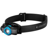 Lanterna frontala LEDLENSER MH5 Black/Blue 400 lumeni cu acumulator si USB