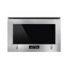 Cuptor cu microunde incorporabil SMEG Selection, MP422X1, argintiu/negru