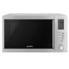Cuptor cu microunde SMEG Universale, MOE34CXI, argintiu