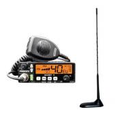 Kit statie radio CB PRESIDENT BARRY II ASC AM/FM, 12V/24V + antena CB NEW Virginia