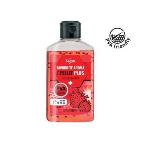 Aroma lichida CARP ZOOM Favourite Pellet Plus 200ml Strawberry