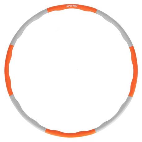 Cerc de exercitii Spokey Hula Hop, cu insertii de masa, 95 cm, pliabil