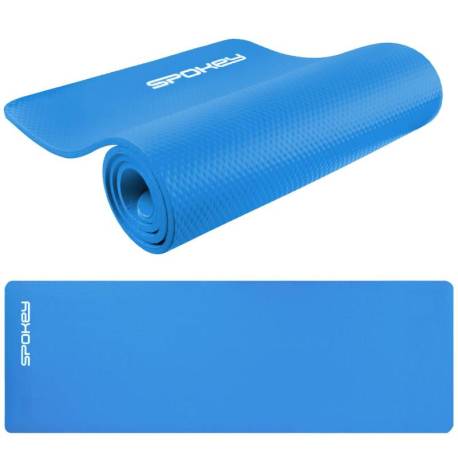 Saltea fitness Spokey Fluffy, grosime 1 cm, Albastru