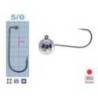 Microjig turnat MEITO HOOKS, Nr.5/0, 20g, 5buc/plic