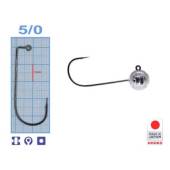 Microjig turnat MEITO HOOKS, Nr.5/0, 10g, 5buc/plic