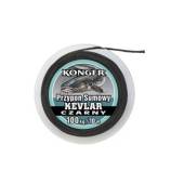 Fir inaintas DREAD CAT KONGER Kevlar Leader Negru 1.24mm, 150kg, 10m