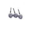 Plumb drop shot bila cu vartej KONGER 5g, 3buc/plic