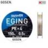 Fir textil GOSEN Answer Eging PE X4 White Color Marking 150m, PE 0.8, 0.148mm, 6.4kg