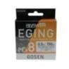 Fir textil GOSEN Answer Eging PE X8 White Color Marking 150m, marime PE 0.6, 0.13mm, 6.4kg