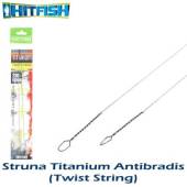 Struna titan HITFISH Twist String TISTR-250/43, 25cm, 0.43mm, 18.2kg, 2buc/plic