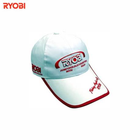 Sapca RYOBI alba cu logo rosu, marimea 60