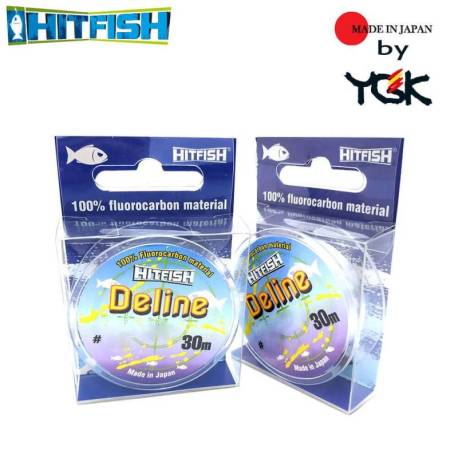 Fir inaintas fluorocarbon HITFISH Deline, 30m, 0.178mm, 2.18kg, transparent