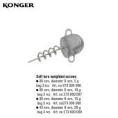 Lest cu arc KONGER Swimbait System 30mm, 15g, 3 buc/set
