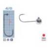 Microjig turnat MEITO HOOKS, Nr.4/0, 12g, 5buc/plic