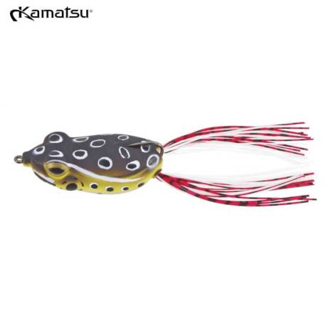 Broasca topwater KAMATSU Hollow Frog 5.5cm, 14g, culoare 002 Brownie