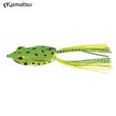 Broasca topwater KAMATSU Hollow Frog 5.5cm, 14g, culoare 001 Spotted Tiger