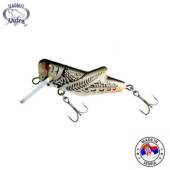 Vobler VIDRA LURES Locust 4cm, 4g, sinking, culoare BK Black