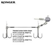 Montura KONGER Swimbait System Stinger 2 ancore, 2/0, pin, 12cm, 27kg, 15g