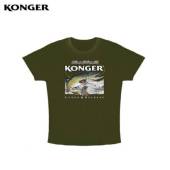 Tricou cu maneca scurta KONGER imprimat cu stiuca, M