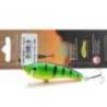 Vobler GLOOG Hermes 70S, 7cm, 12g, PGF Perch Green Fluo