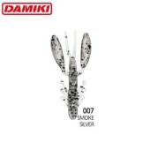 Rac DAMIKI Air Craw 7.6cm, floating, culoare 007 Smoke Silver, 8buc/plic