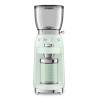 Rasnita de cafea SMEG 50's Style, CGF01PGEU, verde