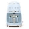 Cafetiera SMEG 50's Style, DCF02PBEU, 1.4 L, albastru