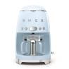 Cafetiera SMEG50's Style, DCF02PBEU, albastru