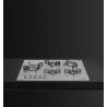 Plita Gaz SMEG PXL675L