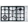 Plita pe gaz SMEG Classica, SE93SGH3, 90 cm, argintiu