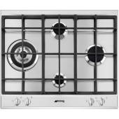 Plita incorporabila pe gaz SMEG Selection, P261XGH, 60 cm, 4 arzatoare