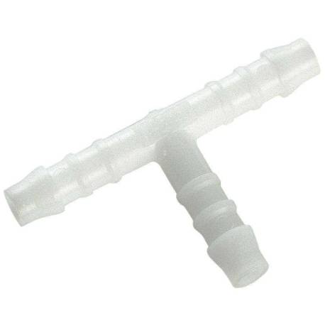 Conector T plastic pentru furtun 6mm GARDENA 7301, 2 bucati