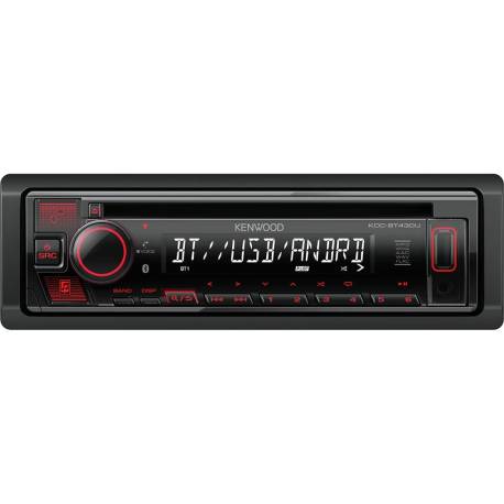 KENWOOD KDC-BT430U Radio Cd/usb/bluetooth, Rosu