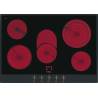 Plita ceramica incorporabila SMEG Colonial P875AO, electrica, 70/75 cm, negru/antracit