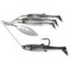 LIVE TARGET BaitBall Spinner Rig Small 11g 850 Purple Smoke/Silver