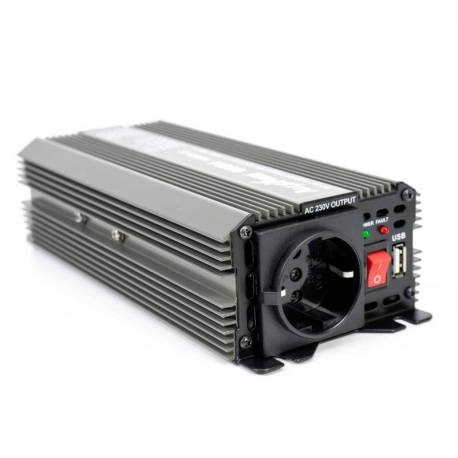 Invertor de tensiune AlcaPower by PRESIDENT 300W alimentare 24V, iesire 230V, unda sinus modificata