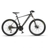 Bicicleta MTB-HT CARPAT PRO C26227H LIMITED EDITION, roti 26", 27 viteze, frane hidraulice, cadru aluminiu, Negru/Gri