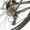 Bicicleta MTB-HT CARPAT PRO C26227H LIMITED EDITION, roti 26", 27 viteze, frane hidraulice, cadru aluminiu, Negru/Rosu