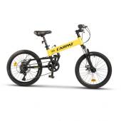 Bicicleta MTB-Folding Hummer CARPAT C2041S, roti 20", Galben/Negru