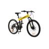 Bicicleta MTB-Folding Hummer CARPAT C2441S, roti 24", Galben/Negru