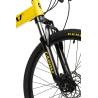 Bicicleta MTB-Folding Hummer CARPAT C2441S, roti 24", Galben/Negru