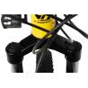 Bicicleta MTB-Folding Hummer CARPAT C2441S, roti 24", Galben/Negru