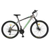 Bicicleta MTB-HT CARPAT Montana C2999A, 21 viteze, roti 29", Gri/Negru/Verde