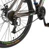 Bicicleta MTB-HT CARPAT Montana C2999A, 21 viteze, roti 29", Gri/Negru/Verde